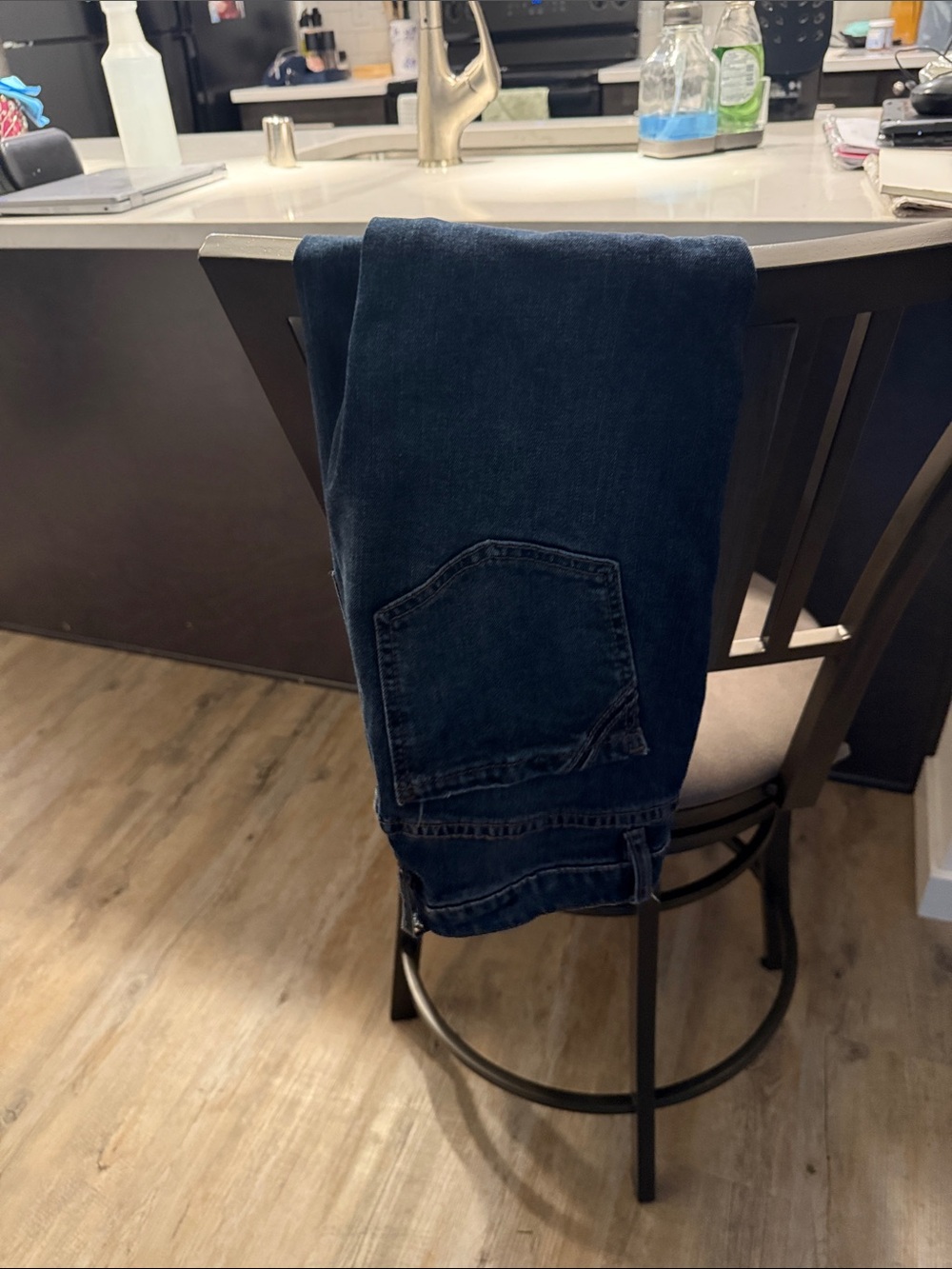 Shyanne Men's Dark Blue Relaxed Jeans